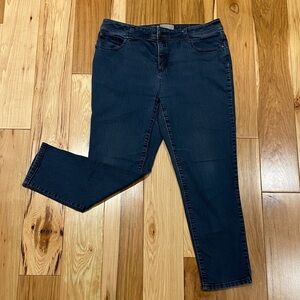 Chico's Dark Blue Ankle Jeans